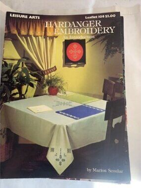 Leisure Arts Hardanger Embroidery Booklet 108 Guide Patterns Booklet